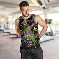 Mardi Gras Alligator Men Tank Top Mardigator On Tuesdays We Wear Beads - Wonder Print Shop