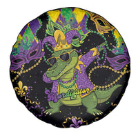 Mardi Gras Alligator Spare Tire Cover Mardigator On Tuesdays We Wear Beads - Wonder Print Shop