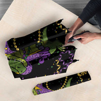 Mardi Gras Alligator Umbrella Mardigator On Tuesdays We Wear Beads - Wonder Print Shop