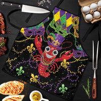 Mardi Gras Crawfish Apron On Tuesdays We Wear Beads - Wonder Print Shop