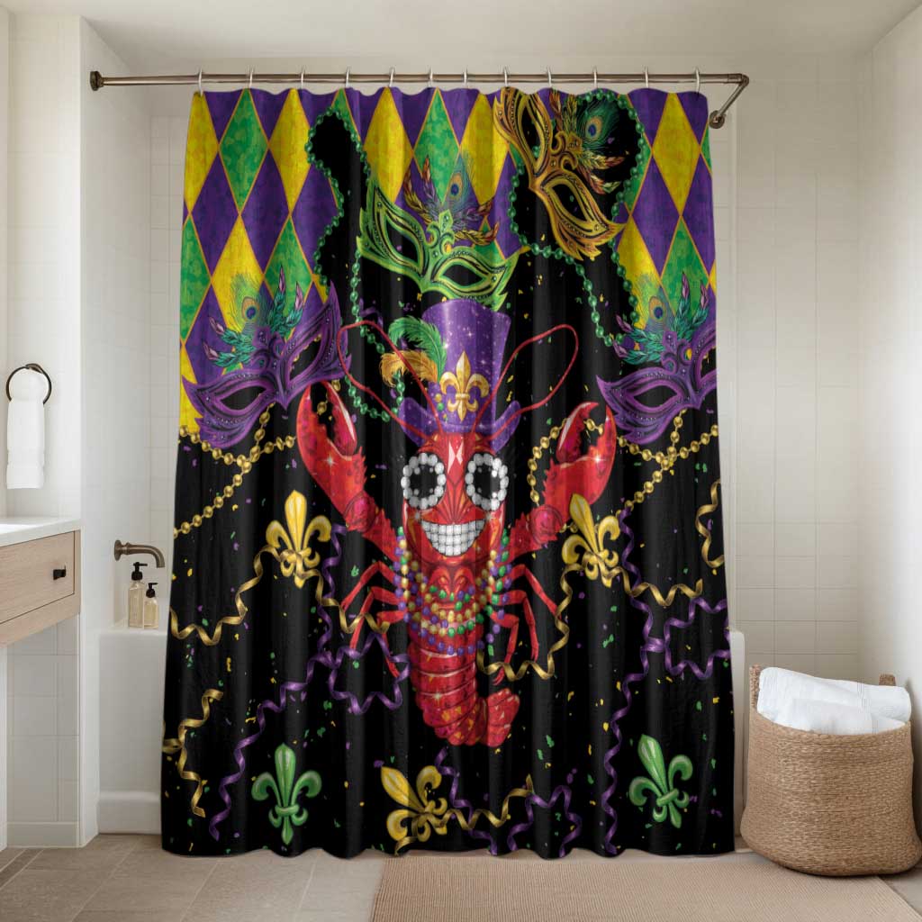 Mardi Gras Crawfish Bathroom Set On Tuesdays We Wear Beads - Wonder Print Shop