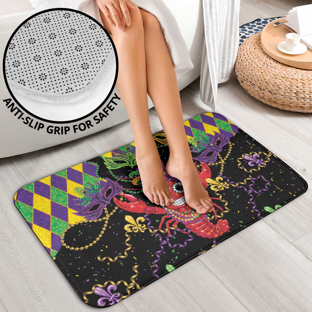 Mardi Gras Crawfish Bathroom Set On Tuesdays We Wear Beads - Wonder Print Shop