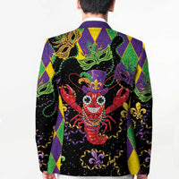 Mardi Gras Crawfish Blazer On Tuesdays We Wear Beads - Wonder Print Shop