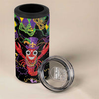 Mardi Gras Crawfish 4 in 1 Can Cooler Tumbler On Tuesdays We Wear Beads - Wonder Print Shop