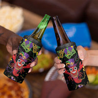 Mardi Gras Crawfish 4 in 1 Can Cooler Tumbler On Tuesdays We Wear Beads - Wonder Print Shop