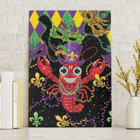 Mardi Gras Crawfish Canvas Wall Art On Tuesdays We Wear Beads - Wonder Print Shop