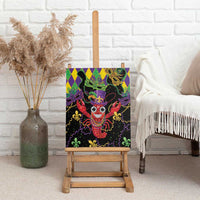 Mardi Gras Crawfish Canvas Wall Art On Tuesdays We Wear Beads - Wonder Print Shop