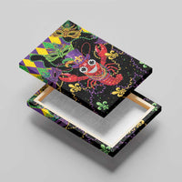 Mardi Gras Crawfish Canvas Wall Art On Tuesdays We Wear Beads - Wonder Print Shop