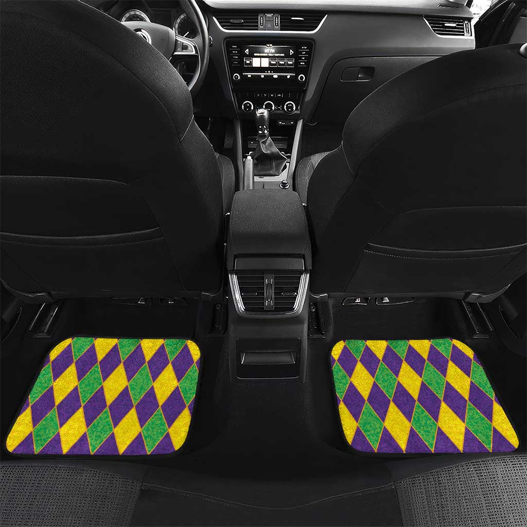 Mardi Gras Crawfish Car Mats On Tuesdays We Wear Beads - Wonder Print Shop