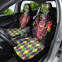 Mardi Gras Crawfish Car Seat Cover On Tuesdays We Wear Beads - Wonder Print Shop