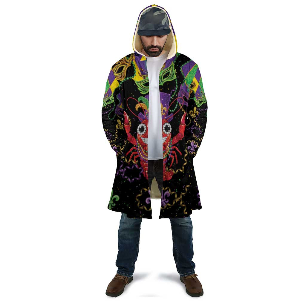 Mardi Gras Crawfish Cloak On Tuesdays We Wear Beads - Wonder Print Shop