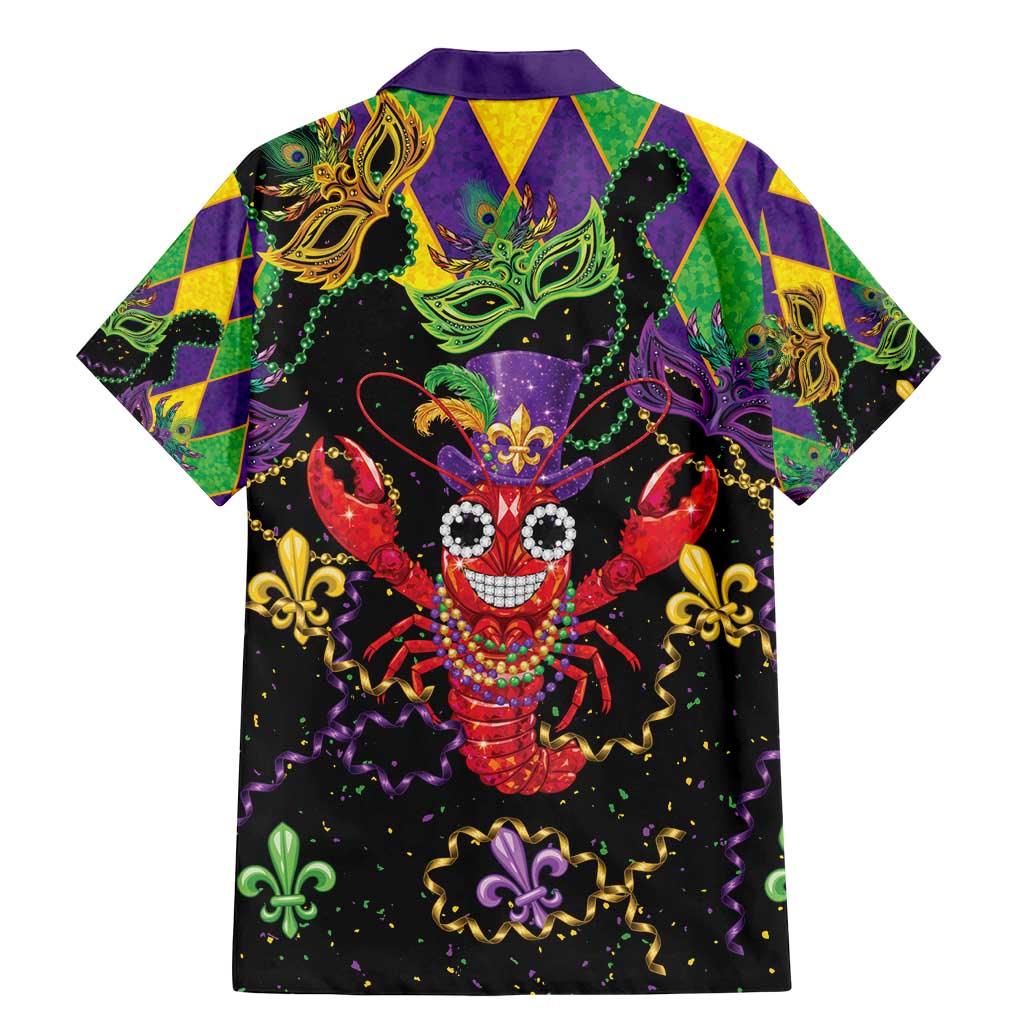 Mardi Gras Crawfish Family Matching Mermaid Dress and Hawaiian Shirt On Tuesdays We Wear Beads - Wonder Print Shop