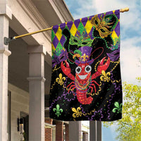Mardi Gras Crawfish Garden Flag On Tuesdays We Wear Beads - Wonder Print Shop