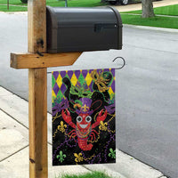 Mardi Gras Crawfish Garden Flag On Tuesdays We Wear Beads - Wonder Print Shop