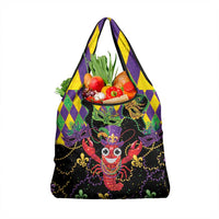 Mardi Gras Crawfish Grocery Bag On Tuesdays We Wear Beads - Wonder Print Shop