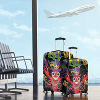 Mardi Gras Crawfish Luggage Cover On Tuesdays We Wear Beads - Wonder Print Shop