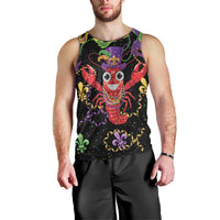 Mardi Gras Crawfish Men Tank Top On Tuesdays We Wear Beads - Wonder Print Shop