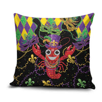 Mardi Gras Crawfish Pillow Cover On Tuesdays We Wear Beads - Wonder Print Shop