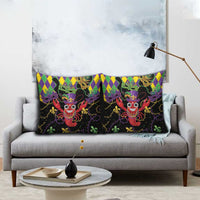 Mardi Gras Crawfish Pillow Cover On Tuesdays We Wear Beads - Wonder Print Shop