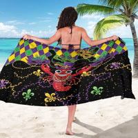 Mardi Gras Crawfish Sarong On Tuesdays We Wear Beads - Wonder Print Shop