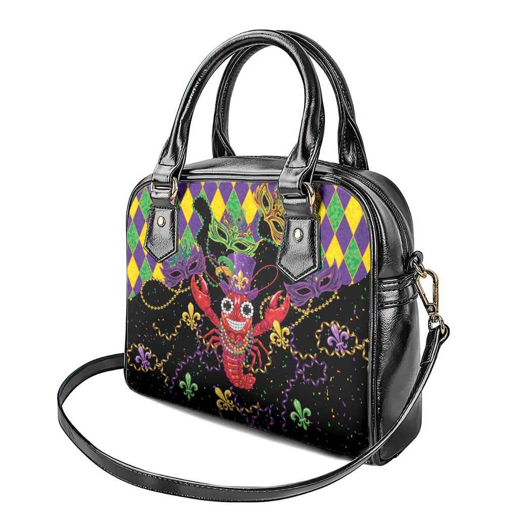 Mardi Gras Crawfish Shoulder Handbag On Tuesdays We Wear Beads - Wonder Print Shop