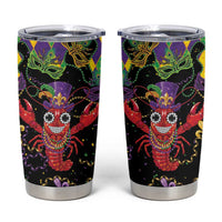 Mardi Gras Crawfish Tumbler Cup On Tuesdays We Wear Beads - Wonder Print Shop