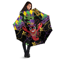 Mardi Gras Crawfish Umbrella On Tuesdays We Wear Beads - Wonder Print Shop
