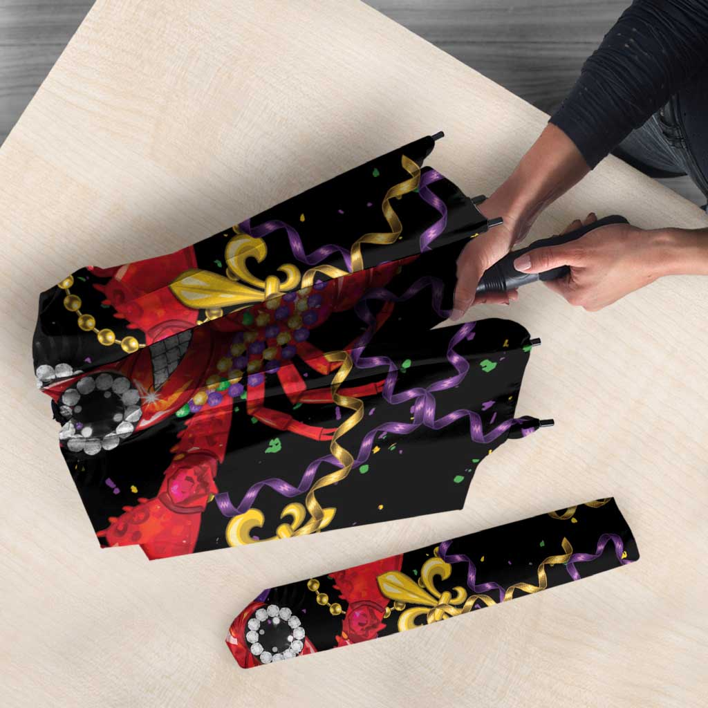 Mardi Gras Crawfish Umbrella On Tuesdays We Wear Beads - Wonder Print Shop