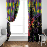 Mardi Gras Crawfish Window Curtain On Tuesdays We Wear Beads - Wonder Print Shop