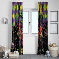 Mardi Gras Crawfish Window Curtain On Tuesdays We Wear Beads - Wonder Print Shop