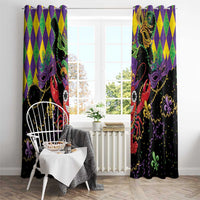 Mardi Gras Crawfish Window Curtain On Tuesdays We Wear Beads - Wonder Print Shop