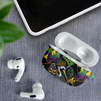 Mardi Gras Pelican AirPods Case On Tuesdays We Wear Beads - Wonder Print Shop