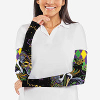 Mardi Gras Pelican Arm Sleeves On Tuesdays We Wear Beads - Wonder Print Shop