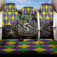 Mardi Gras Pelican Back Car Seat Cover On Tuesdays We Wear Beads - Wonder Print Shop