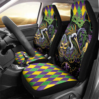 Mardi Gras Pelican Car Seat Cover On Tuesdays We Wear Beads - Wonder Print Shop