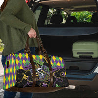 Mardi Gras Pelican Travel Bag On Tuesdays We Wear Beads - Wonder Print Shop