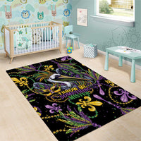 Mardi Gras Pelican Area Rug Throw me Something Mister! - Wonder Print Shop