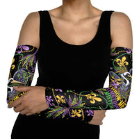 Mardi Gras Pelican Arm Sleeves Throw me Something Mister! - Wonder Print Shop