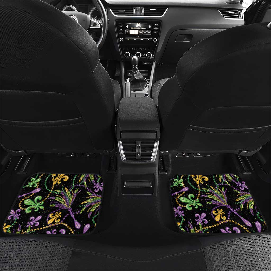 Mardi Gras Pelican Car Mats Throw me Something Mister! - Wonder Print Shop