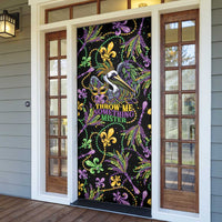 Mardi Gras Pelican Door Cover Throw me Something Mister! - Wonder Print Shop