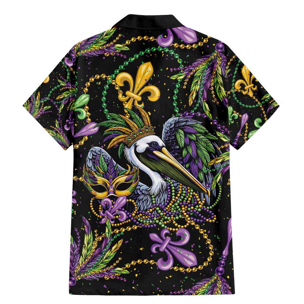 Mardi Gras Pelican Family Matching Mermaid Dress and Hawaiian Shirt Throw me Something Mister! - Wonder Print Shop