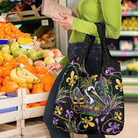 Mardi Gras Pelican Grocery Bag Throw me Something Mister! - Wonder Print Shop