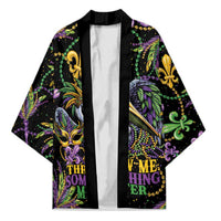 Mardi Gras Pelican Kimono Throw me Something Mister! - Wonder Print Shop