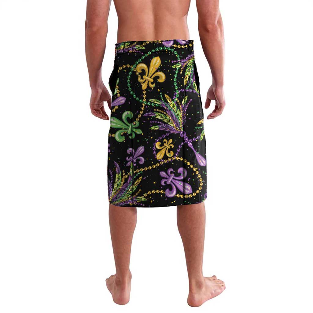 Mardi Gras Pelican Lavalava Throw me Something Mister! - Wonder Print Shop