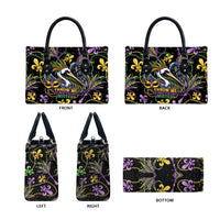 Mardi Gras Pelican Leather Bag Throw me Something Mister! - Wonder Print Shop