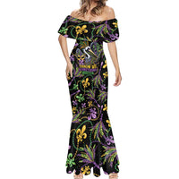 Mardi Gras Pelican Mermaid Dress Throw me Something Mister! - Wonder Print Shop
