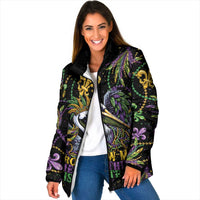 Mardi Gras Pelican Padded Jacket Throw me Something Mister! - Wonder Print Shop