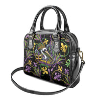 Mardi Gras Pelican Shoulder Handbag Throw me Something Mister! - Wonder Print Shop