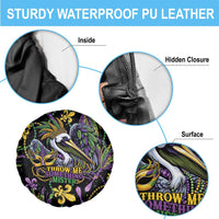 Mardi Gras Pelican Spare Tire Cover Throw me Something Mister! - Wonder Print Shop
