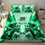 Personalized Kentucky Horse Racing Bedding Set Happy 150th Anniversary Green Style